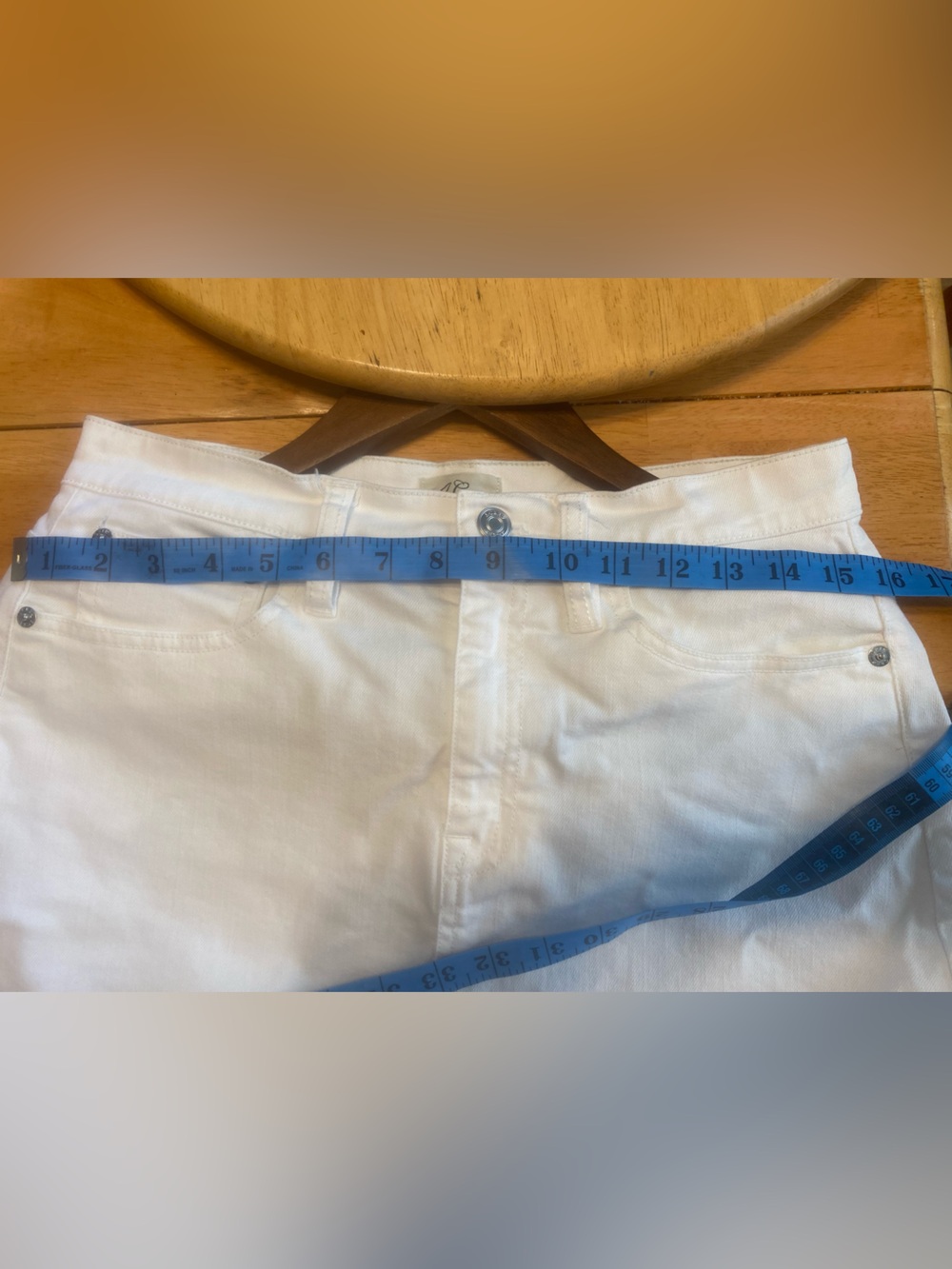 J. Crew White Denim Mini Skirt with Raw Hem - Picture 9 of 12